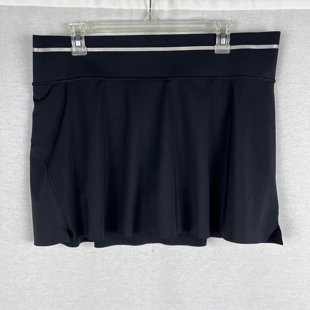 Athleta Skirt Sonic Skort Black Athletic Tennis Golf Athleisure Sporty Travel